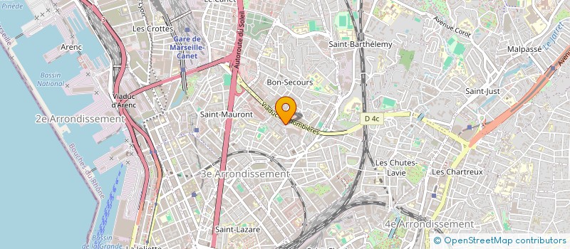 localisation de l'entreprise MONSIEUR JULES RIVOIRE à MARSEILLE