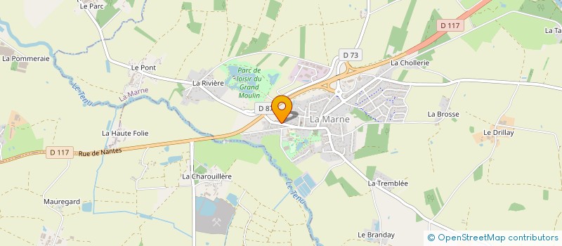 localisation de l'entreprise MONSIEUR JULES ROCHE  LA MARNE