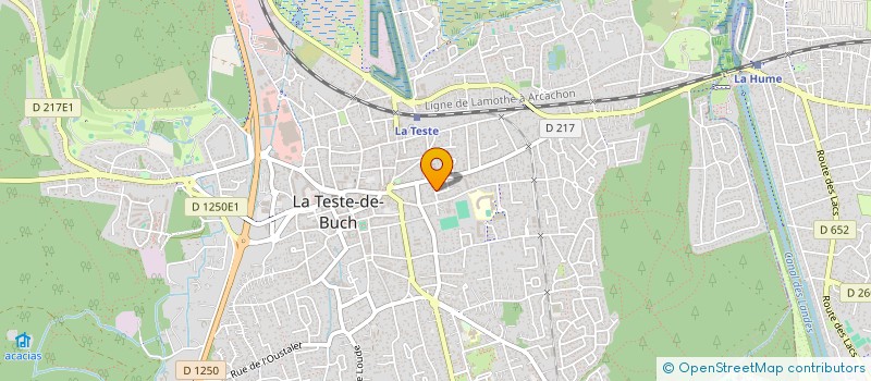 localisation de l'entreprise MONSIEUR JULES ROCHEREAU  LA TESTE-DE-BUCH