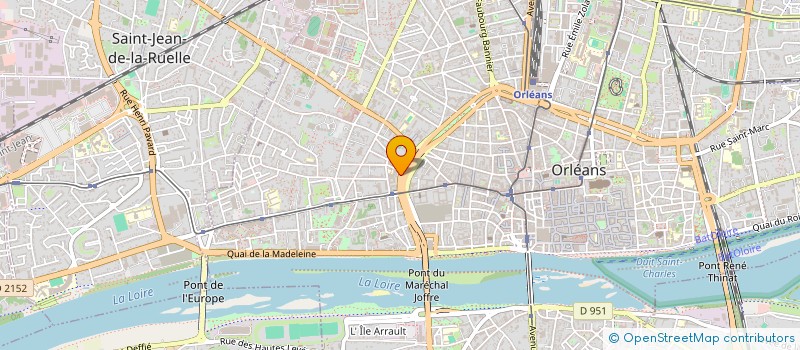 localisation de l'entreprise MONSIEUR JULES RODRIGUEZ  ORLEANS