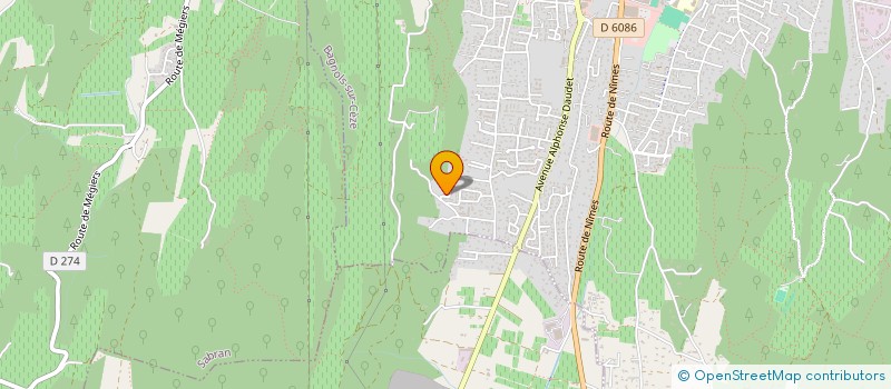 localisation de l'entreprise MONSIEUR JULES RODRIGUEZ à BAGNOLS-SUR-CEZE