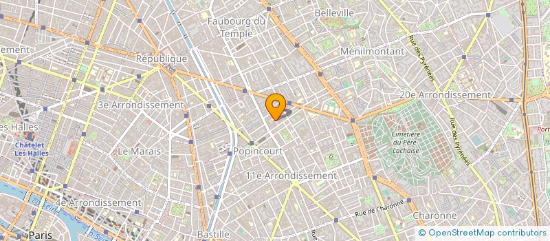 localisation de l'entreprise MONSIEUR JULES ROGER  PARIS