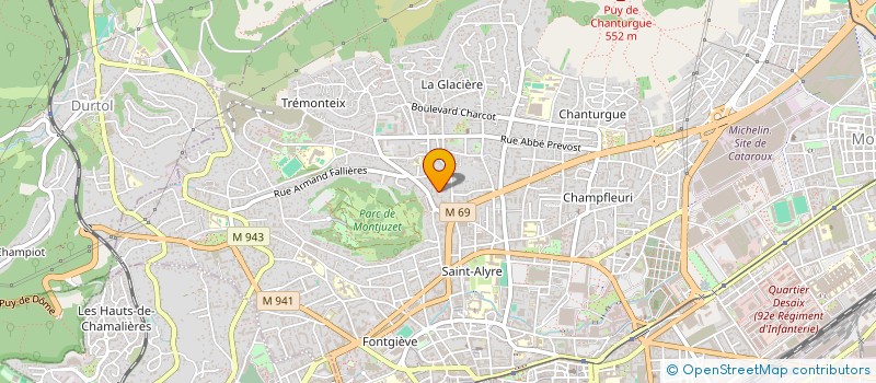 localisation de l'entreprise MONSIEUR JULES ROMAN  CLERMONT-FERRAND