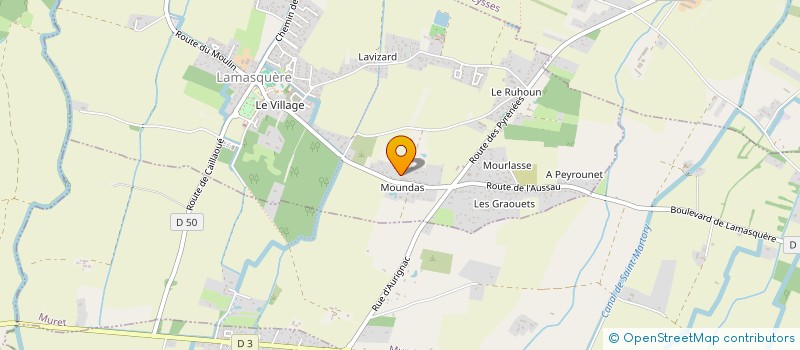 localisation de l'entreprise MONSIEUR JULES RONAUL  LAMASQUERE