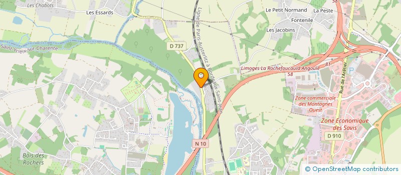 localisation de l'entreprise MONSIEUR JULES ROSATO  GOND-PONTOUVRE