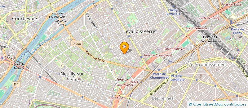 localisation de l'entreprise MONSIEUR JULES ROUGERON à LEVALLOIS-PERRET