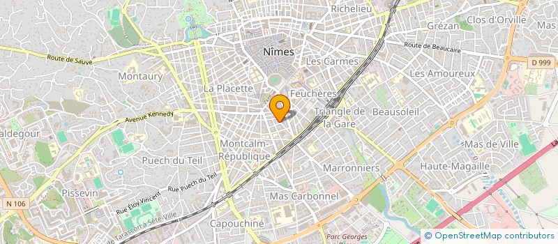 localisation de l'entreprise MONSIEUR JULES ROUVIERE--BAQUE  NIMES