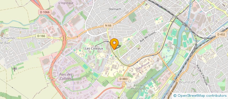 localisation de l'entreprise MONSIEUR JULES ROUYER  MULHOUSE