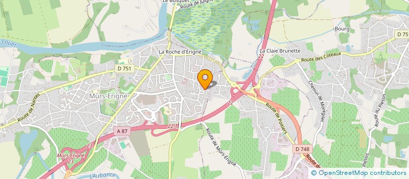 localisation de l'entreprise MONSIEUR JULES SALLE  MURS-ERIGNE