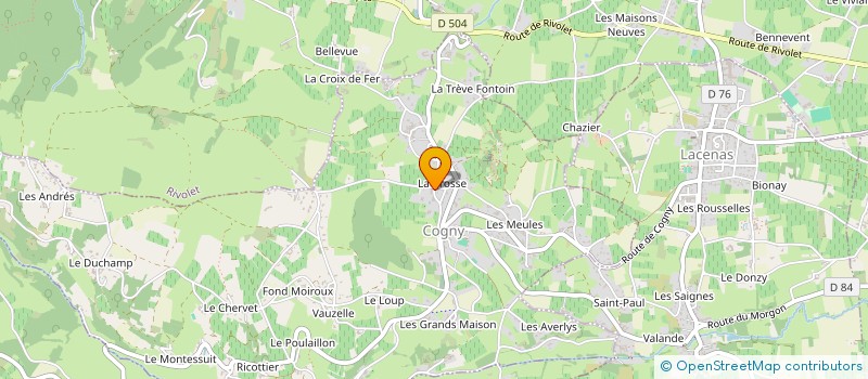 localisation de l'entreprise MONSIEUR JULES SANG  COGNY