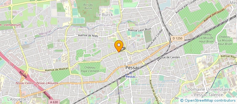 localisation de l'entreprise MONSIEUR JULES SANTA  PESSAC