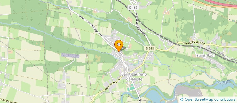 localisation de l'entreprise MONSIEUR JULES SATTLER  SAINT-LAURENT-DE-NESTE