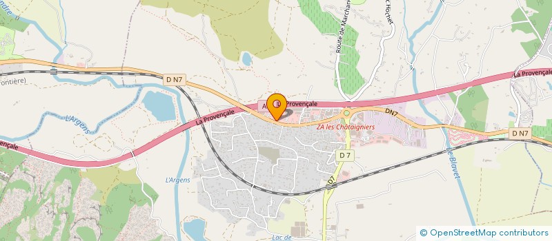 localisation de l'entreprise MONSIEUR JULES SAUDER  ROQUEBRUNE-SUR-ARGENS