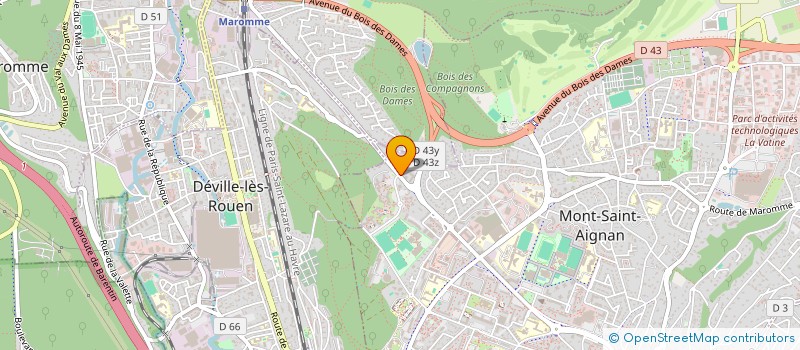 localisation de l'entreprise MONSIEUR JULES SEMELAIGNE à MONT-SAINT-AIGNAN