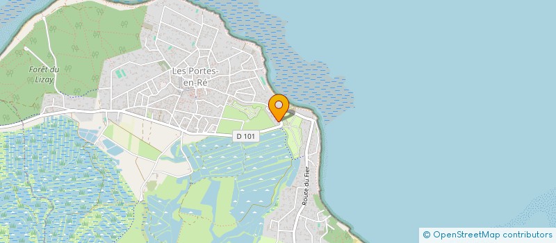 localisation de l'entreprise MONSIEUR JULES SERRURIER  LES PORTES-EN-RE