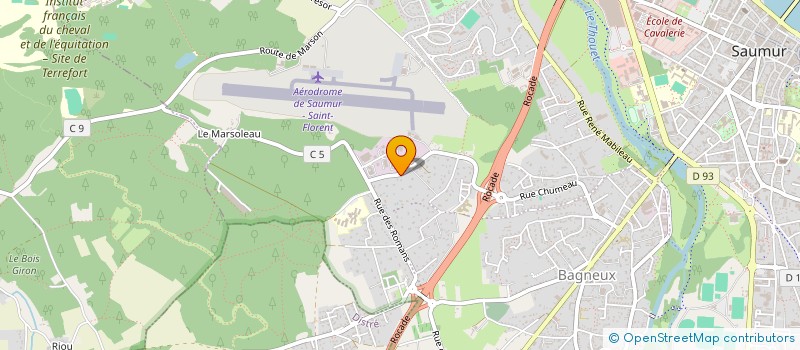 localisation de l'entreprise MONSIEUR JULES SIGOGNEAU  SAUMUR