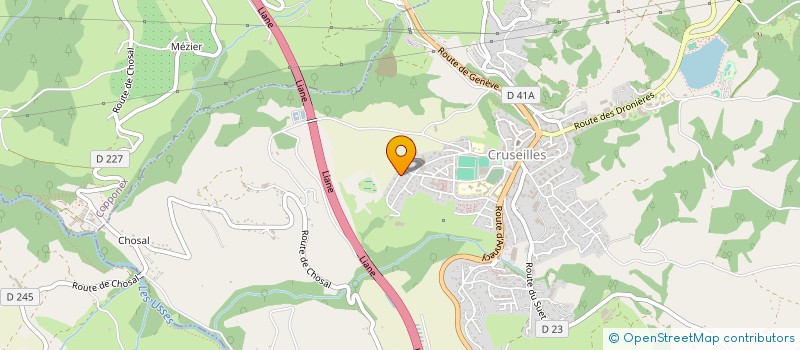localisation de l'entreprise MONSIEUR JULES SIROT  CRUSEILLES