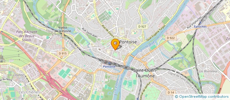 localisation de l'entreprise MONSIEUR JULES STACUL  PONTOISE