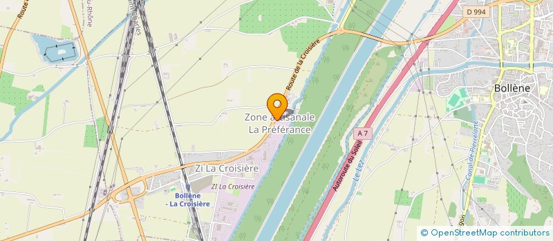 localisation de l'entreprise MONSIEUR JULES STEFANON  BOLLENE