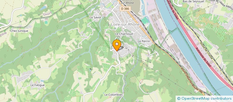 localisation de l'entreprise MONSIEUR JULES TABIN  LOIRE-SUR-RHONE