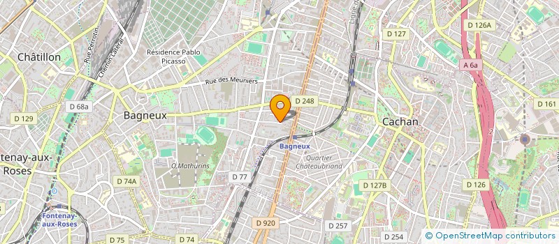localisation de l'entreprise MONSIEUR JULES TARAVELLA à BAGNEUX