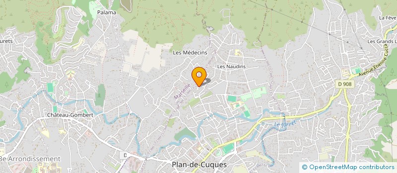 localisation de l'entreprise MONSIEUR JULES THOMAS  PLAN-DE-CUQUES