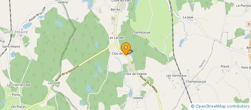 localisation de l'entreprise MONSIEUR JULES THYLLYS  NEXON