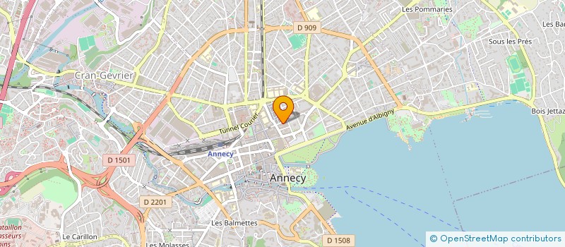 localisation de l'entreprise MONSIEUR JULES TIENTCHEU BABILLON à ANNECY
