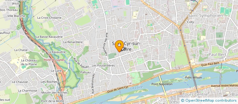 localisation de l'entreprise MONSIEUR JULES TORRES à SAINT-CYR-SUR-LOIRE
