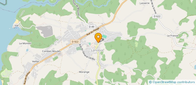 localisation de l'entreprise MONSIEUR JULES TOURAME  LANOBRE