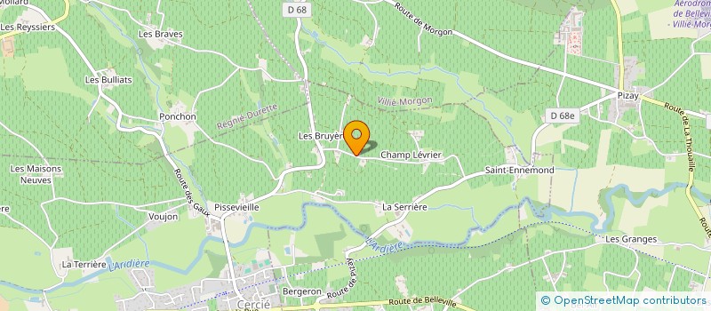 localisation de l'entreprise MONSIEUR JULES TRAVET  CERCIE