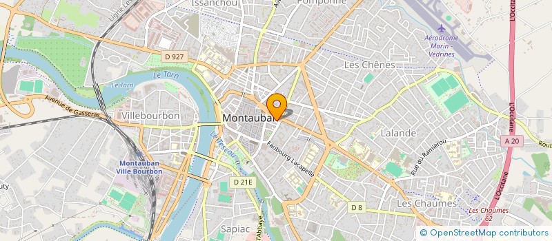 localisation de l'entreprise MONSIEUR JULES TREBOS à MONTAUBAN