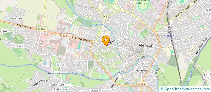 localisation de l'entreprise MONSIEUR JULES TROCHERIE à ALENCON