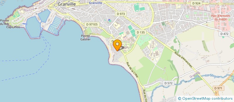 localisation de l'entreprise MONSIEUR JULES TROCHON  GRANVILLE