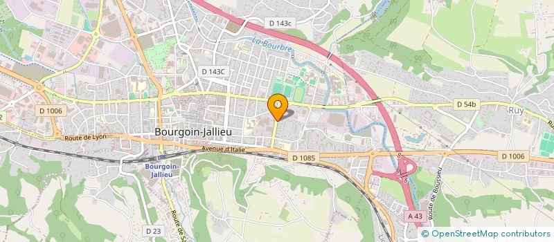 localisation de l'entreprise MONSIEUR JULES VADAS  BOURGOIN-JALLIEU