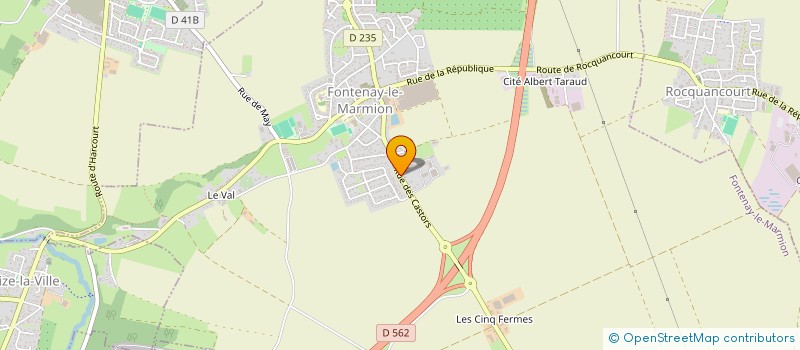 localisation de l'entreprise MONSIEUR JULES VANDERMERSCH à FONTENAY-LE-MARMION