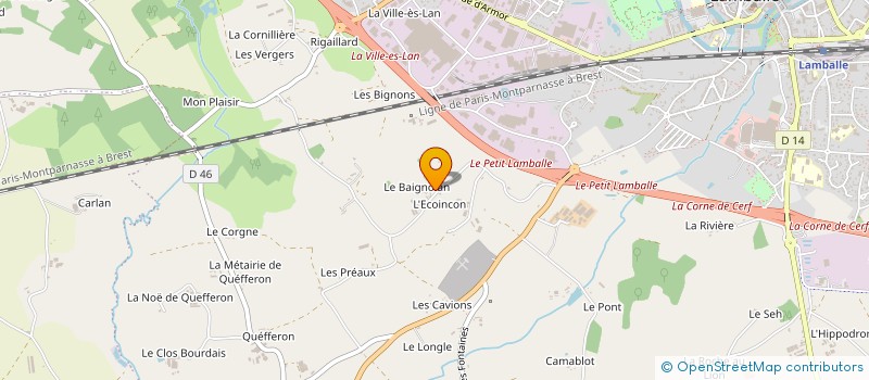 localisation de l'entreprise MONSIEUR JULES VAULTIER  LAMBALLE-ARMOR