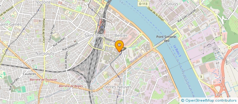 localisation de l'entreprise MONSIEUR JULES VEAU  BORDEAUX