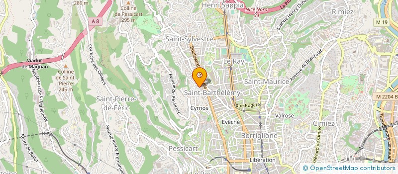 localisation de l'entreprise MONSIEUR JULES VERLET à NICE