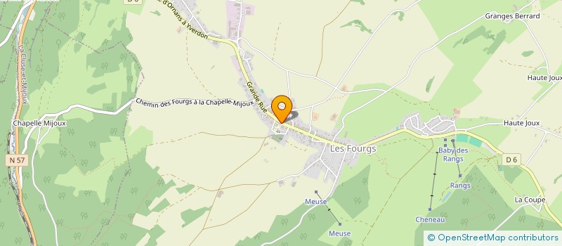 localisation de l'entreprise MONSIEUR JULES VITTE  LES FOURGS