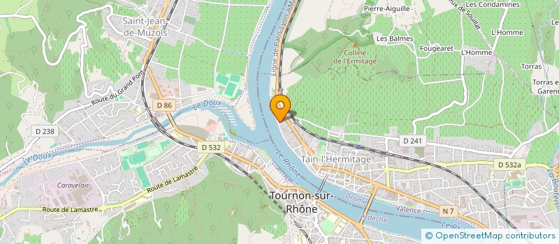 localisation de l'entreprise MONSIEUR JULES WOKAM  TAIN-L'HERMITAGE