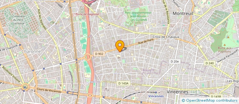 localisation de l'entreprise MONSIEUR JULI SUSIN à MONTREUIL