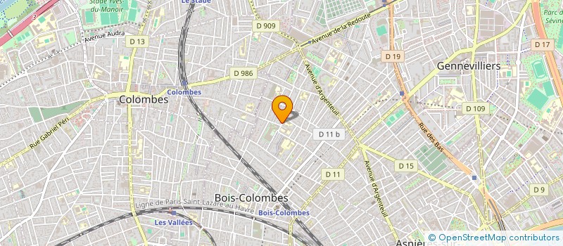 localisation de l'entreprise MONSIEUR JULIAN AITGOUGAN à BOIS-COLOMBES