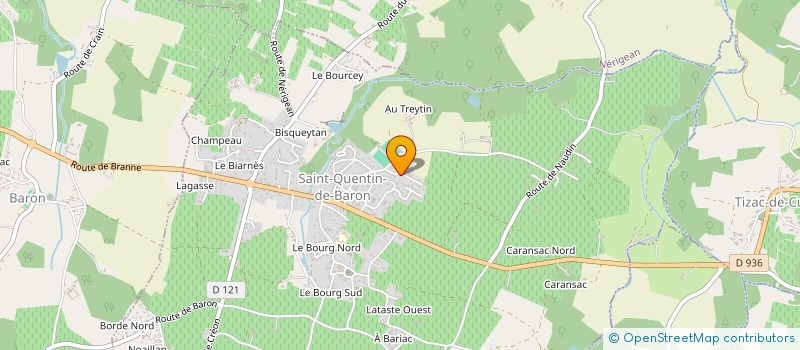 localisation de l'entreprise MONSIEUR JULIAN ALLAIS  SAINT-QUENTIN-DE-BARON