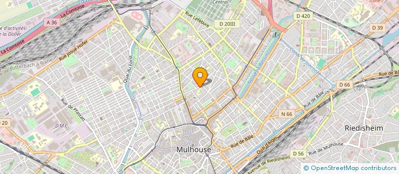 localisation de l'entreprise MONSIEUR JULIAN ANDRES VERA GUERRA  MULHOUSE