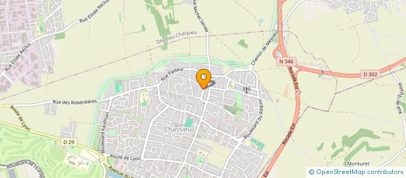 localisation de l'entreprise MONSIEUR JULIAN ATTALAH  CHASSIEU