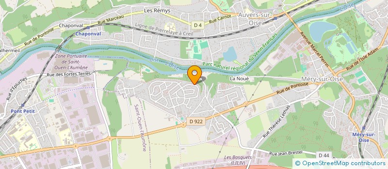 localisation de l'entreprise MONSIEUR JULIAN BARRON  MERY-SUR-OISE