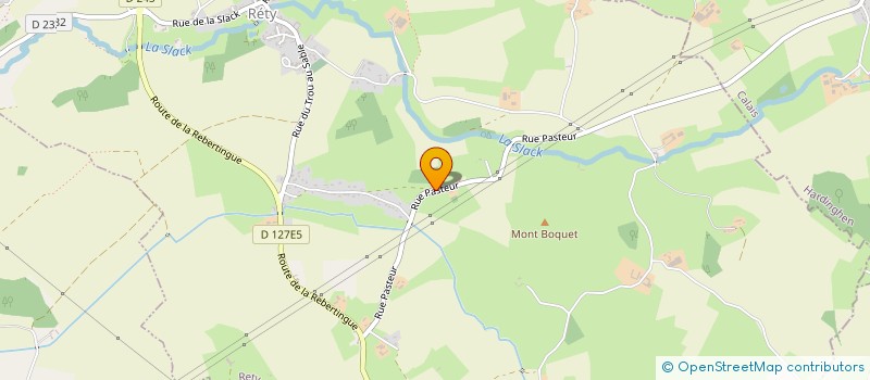 localisation de l'entreprise MONSIEUR JULIAN BAUDUIN  RETY