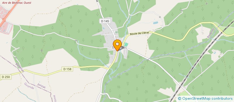 localisation de l'entreprise MONSIEUR JULIAN BENNET  BEDENAC