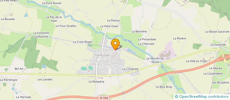 localisation de l'entreprise MONSIEUR JULIAN BERNARD  TREMOREL